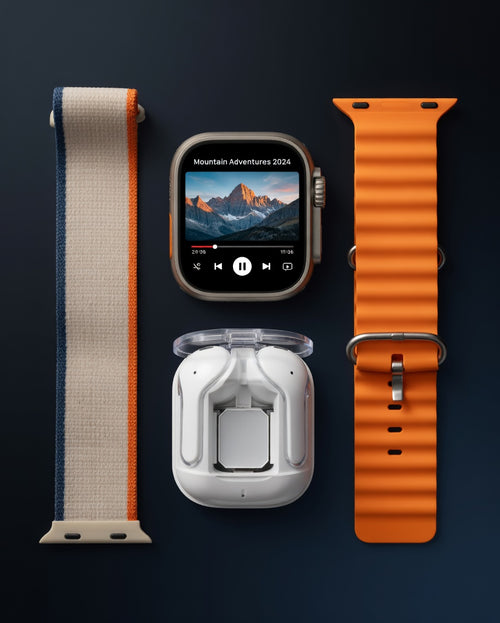 MONTRE CONNECTÉE + ÉCOUTEURS SANS FIL